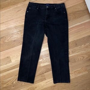 Bandalino Mandie straight leg black jeans 16W